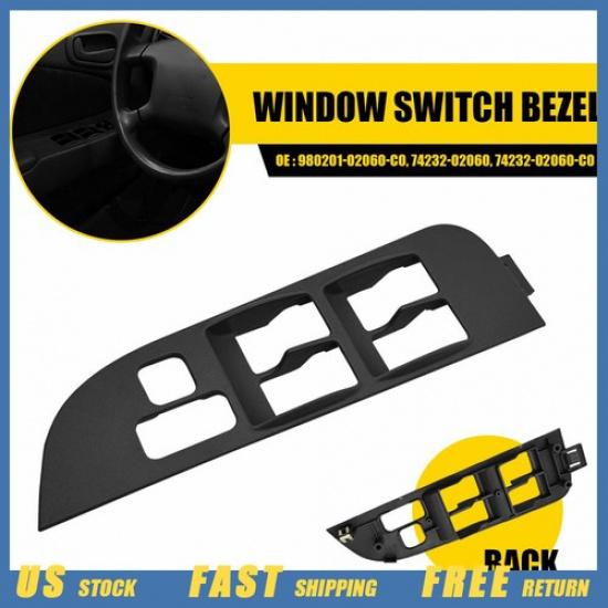 Driver Master Power Window Switch Bezel Panel Trim For Toyota Corolla 1998-2002
