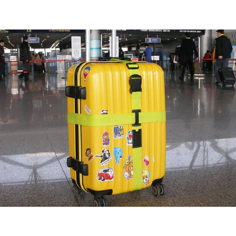 Pp Material Luggage Binding Straps With Antishock Design For Travel And Baggage Security