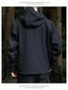 Men's 2025 Spring Softshell Hooded Windproof Waterproof Jacket - Casual Outdoor Workwear Coat