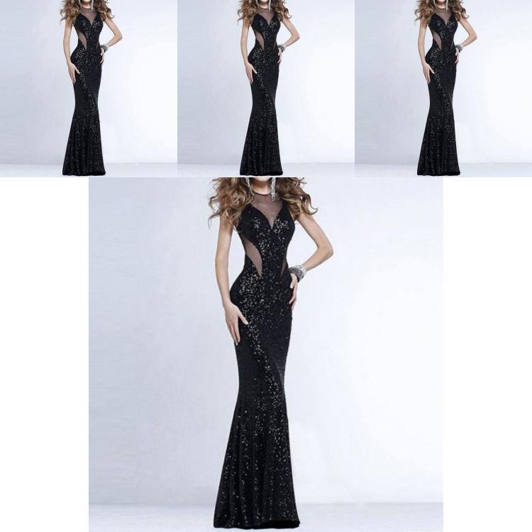Elegant Women Formal Wedding Bridesmaid Evening Party Long Ball Prom Gown Cocktail Dress