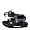Sandals men wear in summer, teenagers thick-soled anti-skid sports, wading anti-skid driving to work, beach sandals