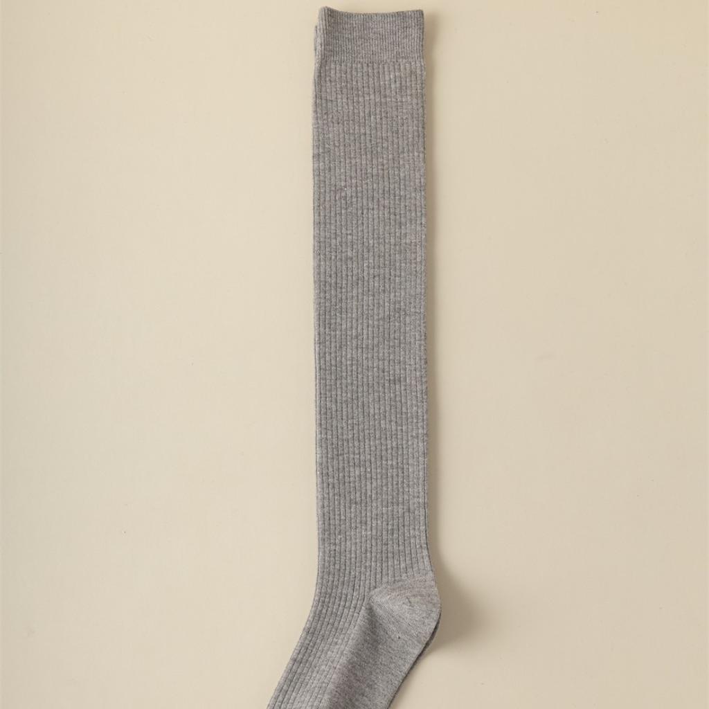 Cashmere Knee Socks Double-Needle Merad Color Warm And Cold-Resistant Women'S Knee Socks Zhuji Socks
