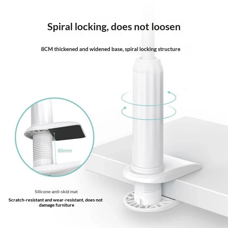 Universal Mobile Phone Holder Flexible Lazy Adjustable Clip Bracket for Kitchen Cooking Watching Bed Office
