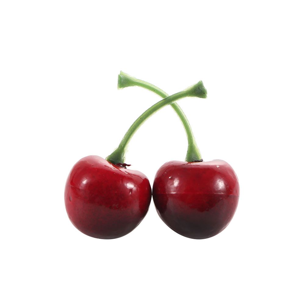 Photography Accessories Lifelike Food Crafts Mini Red Cherries Faux Cherry Artificial Cherries Fruit Model