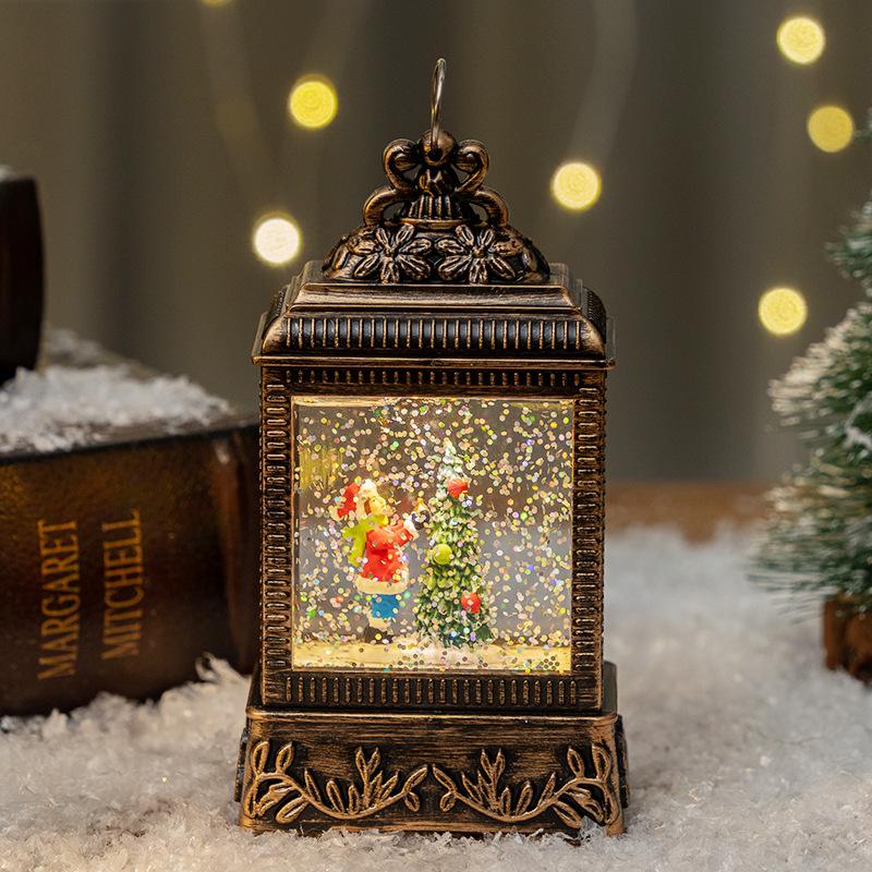 Christmas Decorations Christmas Lantern Night Light Glowing Crystal Ball Christmas Small Gifts Christmas Ornaments