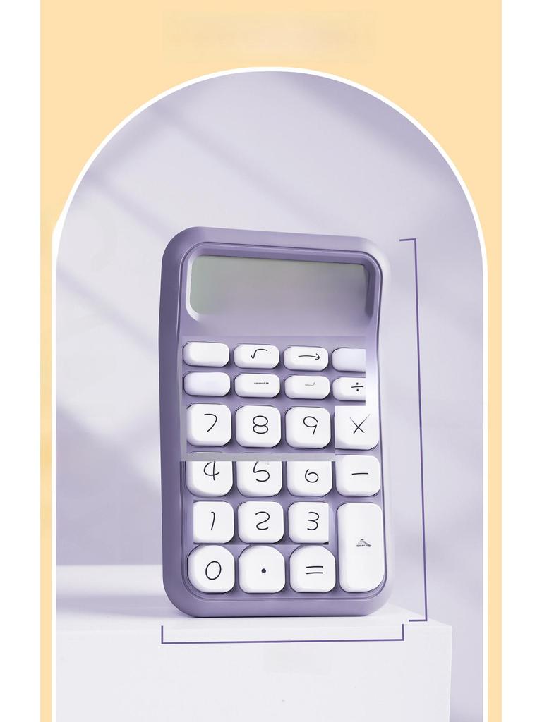 12-Bit Cute Portable Calculator for Office Use