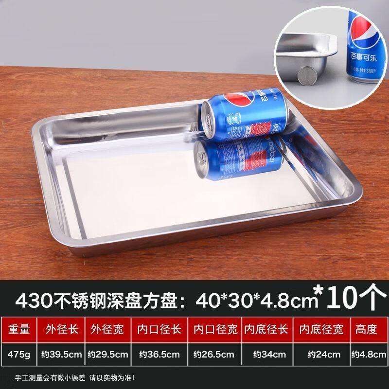 Stainless Steel Rectangular Serving Tray