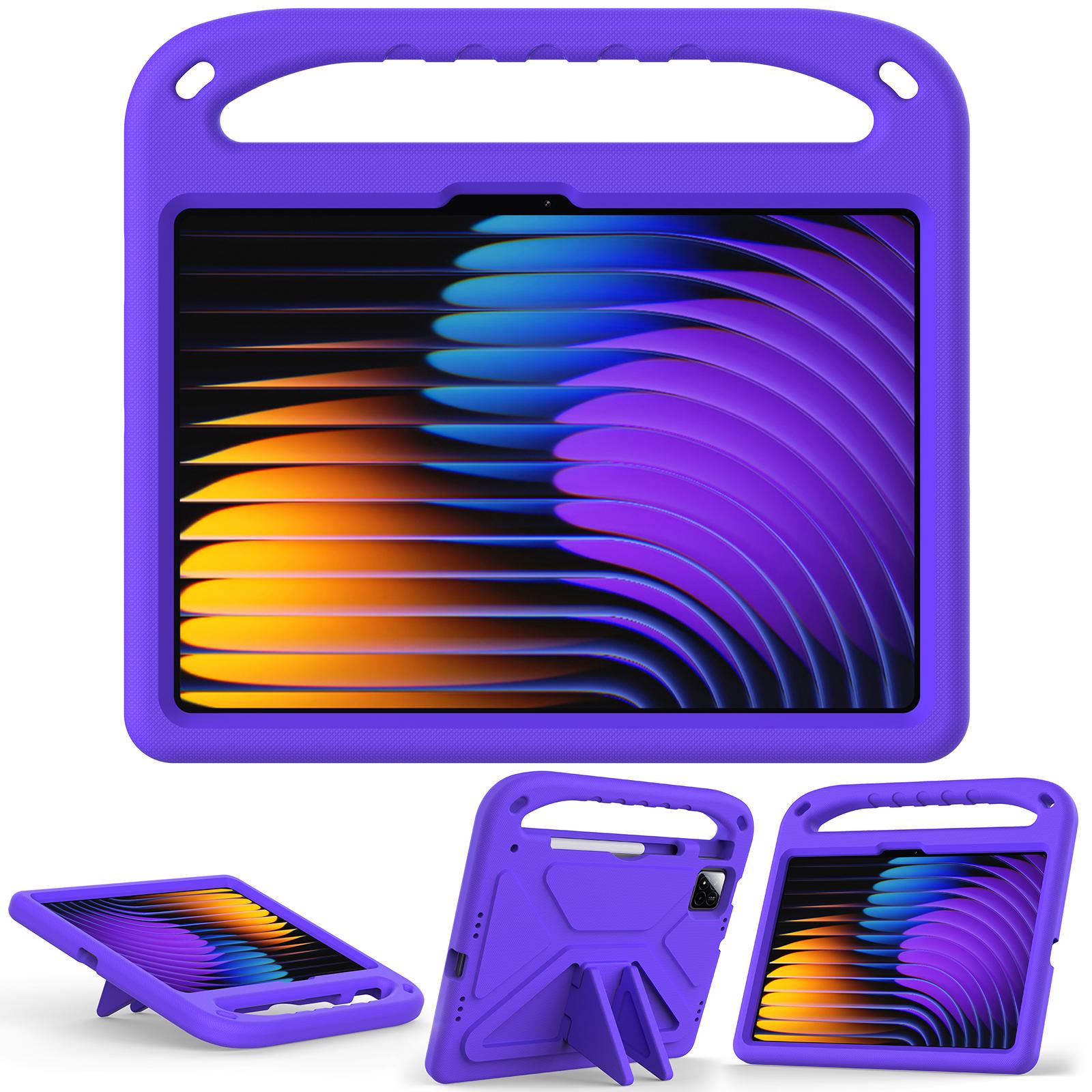 

Дитячий чохол з EVA для Xiaomi Pad 6 7 Pro 11.2 2024 Redmi Pad Pro 12.1 SE 11 8.7 10.61 5 Pro 11 Ударостійкий чохол з ручкою та підставкою для планшета Redmi pad SE 8.7inch фіолетовий