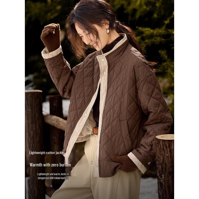 

XWI Women s Colorblock Textured Padded Winter Jacket S