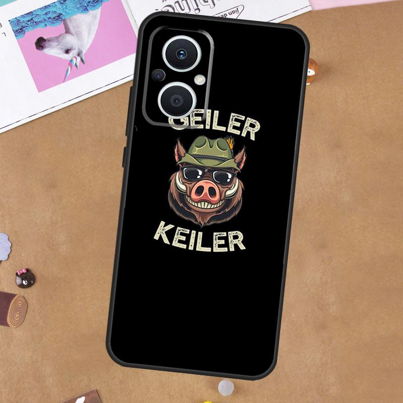 

Cute wild boar funny Cartoon For OPPO Reno 13 12 11 10 14 Pro 8T 11F 12F 13F 14F 7 8 Lite OPPO Find X9 X8 X6 X5 Pro Case OPPO Reno14 Pro