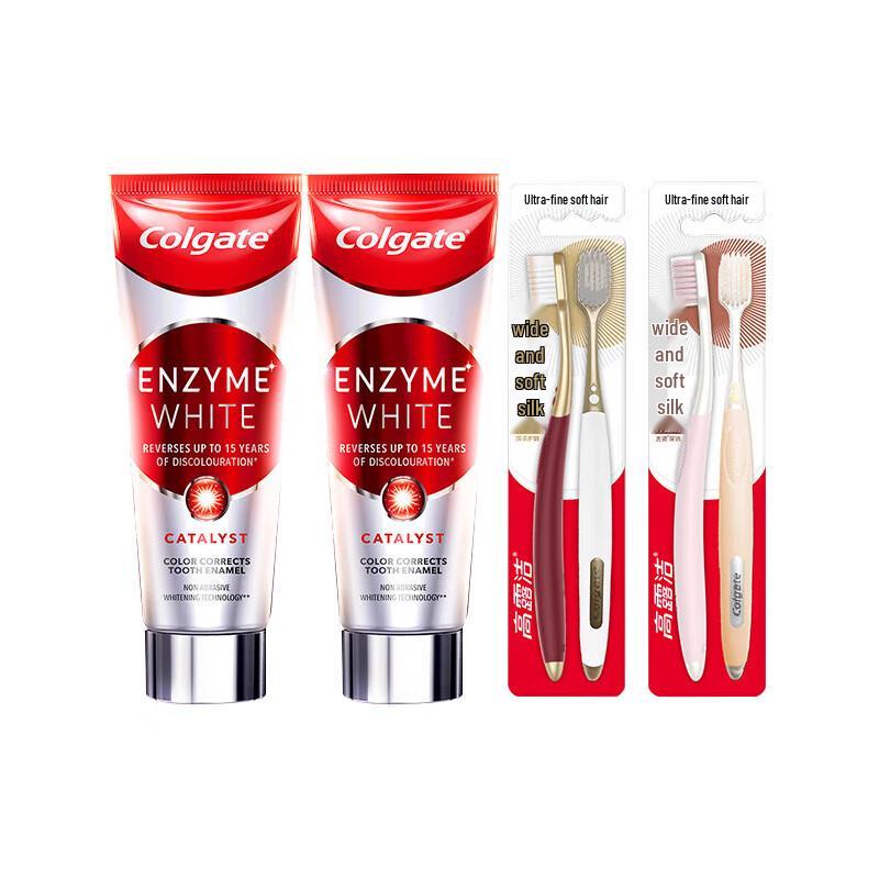 

Colgate Enzyme Whitening Toothpaste and Toothbrush Set