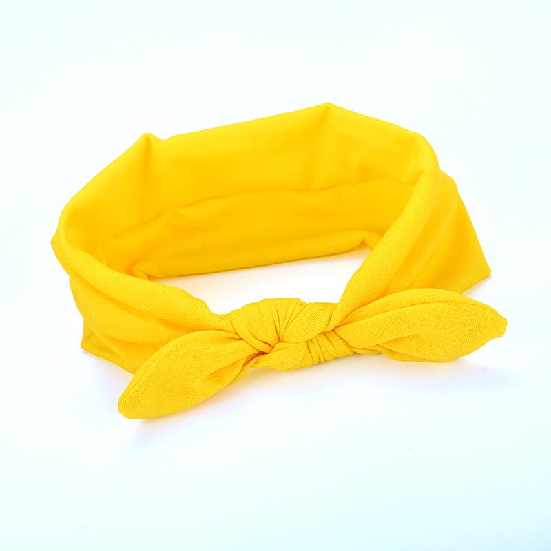 Europäisches & Amerikanisches Schleifenstoff-Stirnband mit Hasenohren