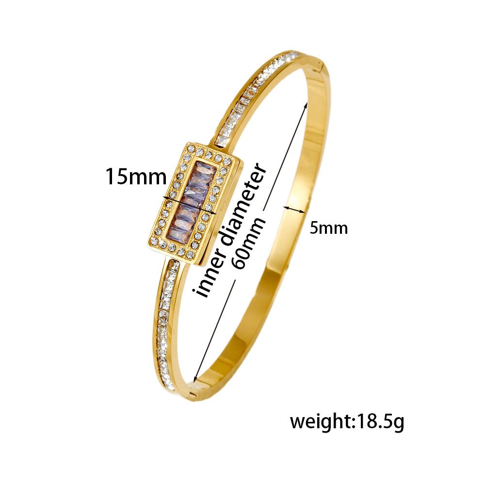 Европейский и американский стиль Ins Ретро Браслет Легкая роскошь Универсальный Браслет Глаз Дьявола Женская Мода Высококачественный Циркон 2026 18CM