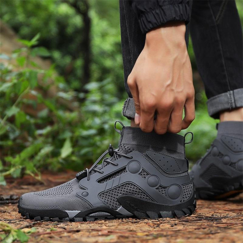 Fashion Hiking Shoes for Men Trekking Sneskers Outdoor Wading Aqua Shoes Mesh Quick Drying Ankle Boots Women Water Mountain Hiking Soft