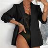 Fashion High Quality European and American Autumn Casual  Comfortable Small Suit Women's Suit Jacket Coat