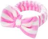 Nandana Collections Rosa Haarbänder Make-up Schleife für Damen 1 Stück