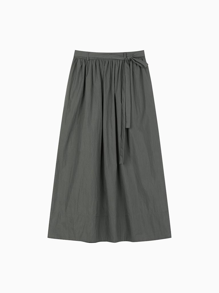 Hangten Women'S Belted Flare Skirt_165(10570-152-402-69)