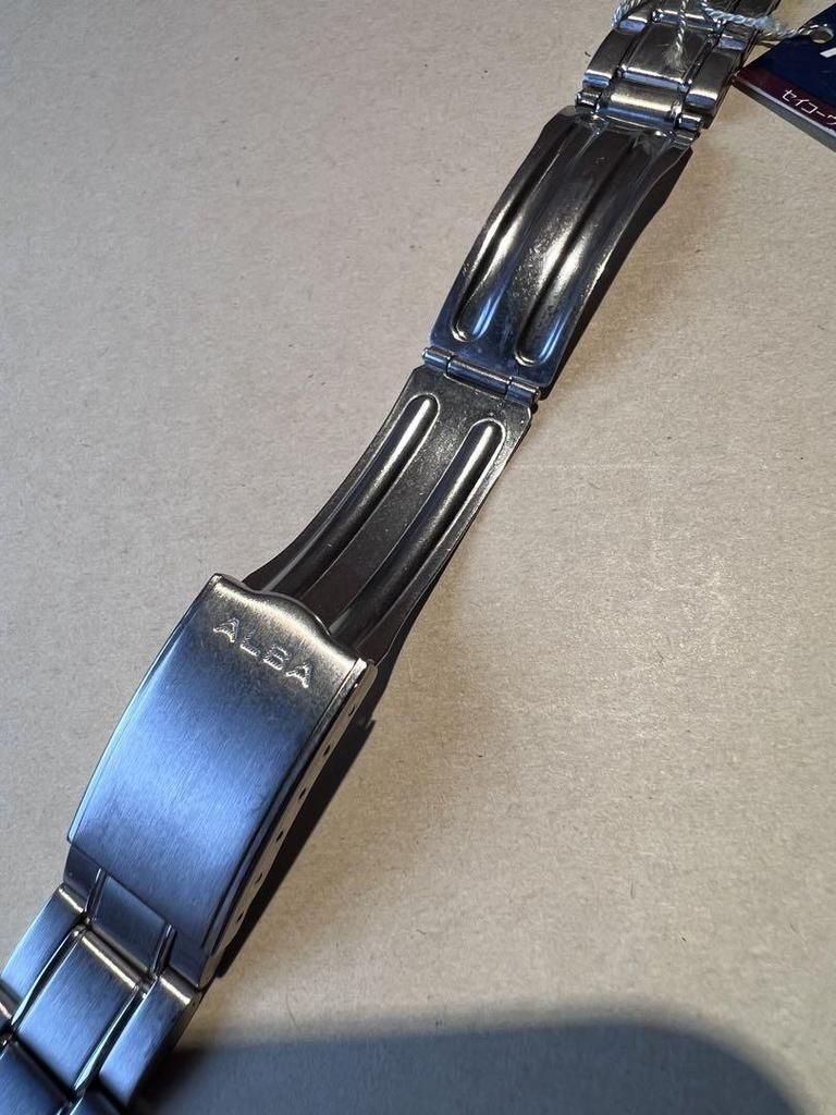 [USED] Seiko ALBA genuine metal strap (stainless steel) - New, used, retail price 9,450 yen