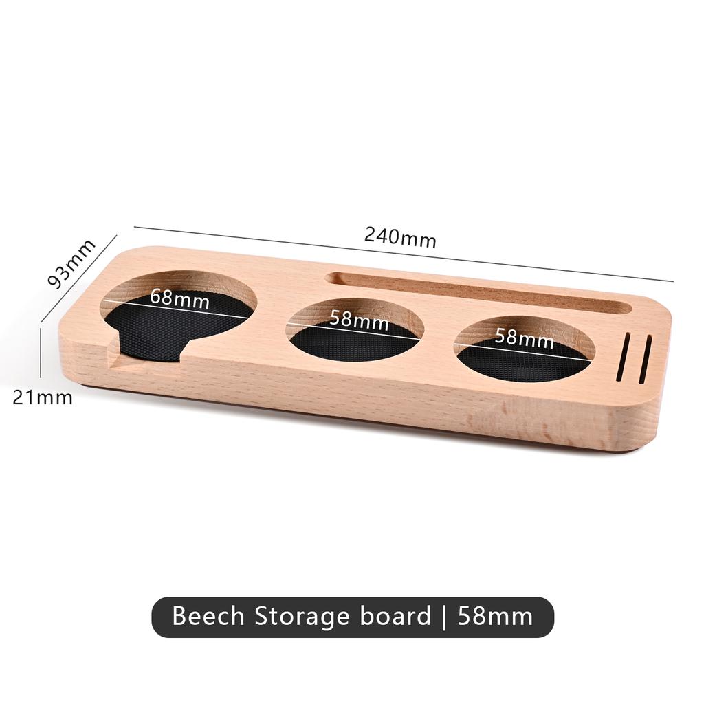 51MM 54MM 58MM Coffee Tamper Mat Station Stand Portafilter Holder Support Base Rack Walnut For Espresso Accessories Barista Tool