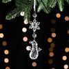 5PCS Christmas Tree Decoration Crystal Ornament Acrylic Christmas Snowflakes