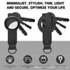 2025 Multi-Functional Metal Keychain with AirTag Slot