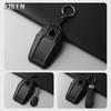 Genuine Leather Car Led Display Key Case Cover Shell For Bmw 5 7 Series X3 X4 X5 X7 G30 G31 G11 G12 G01 Gt G32 I8 Keychain Fob