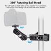 Aluminum Alloy Super Clamp Motorcycle Handlebar Mount Bicycle Adapter For GoPro Hero 12 11 10 9 Insta360 DJI OSMO Action Camera