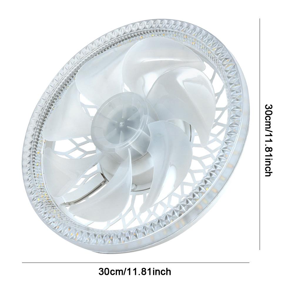 Smart Ceiling Fan with LED Light Dimmable Ceiling Fans Light Remote Control 3 Color Temperature 4 Speeds for Bedroom Living Room