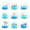Themed Summer Swimming Honeycomb Shaped Birthday Party Desktop Ornament Decor