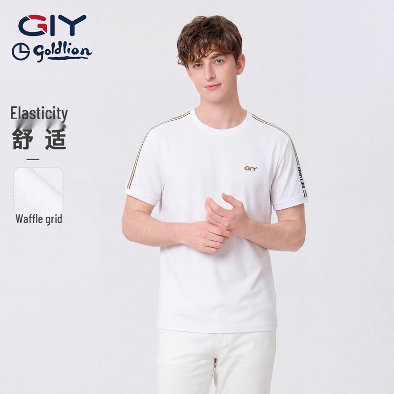 

Goldlion GY2026 Men s Premium Short Sleeve Round Neck T-Shirt XL