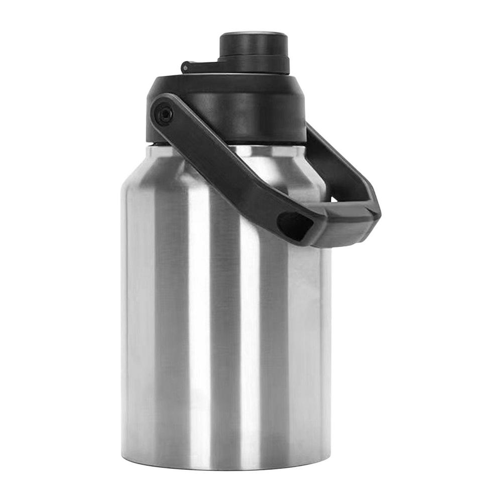 64/128oz Water Bottle Insulated Stainless Steel Vacuum Water Jugs Double Wall Leak-Proof Thermo Mug For Outdoor Camping Sports