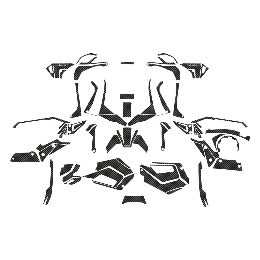 Use For HONDA X ADV 750 2025 Motorcycle Cabon Fiber Stickers Kits Of Bike Accessories Decoration And Protection Refit Decal
