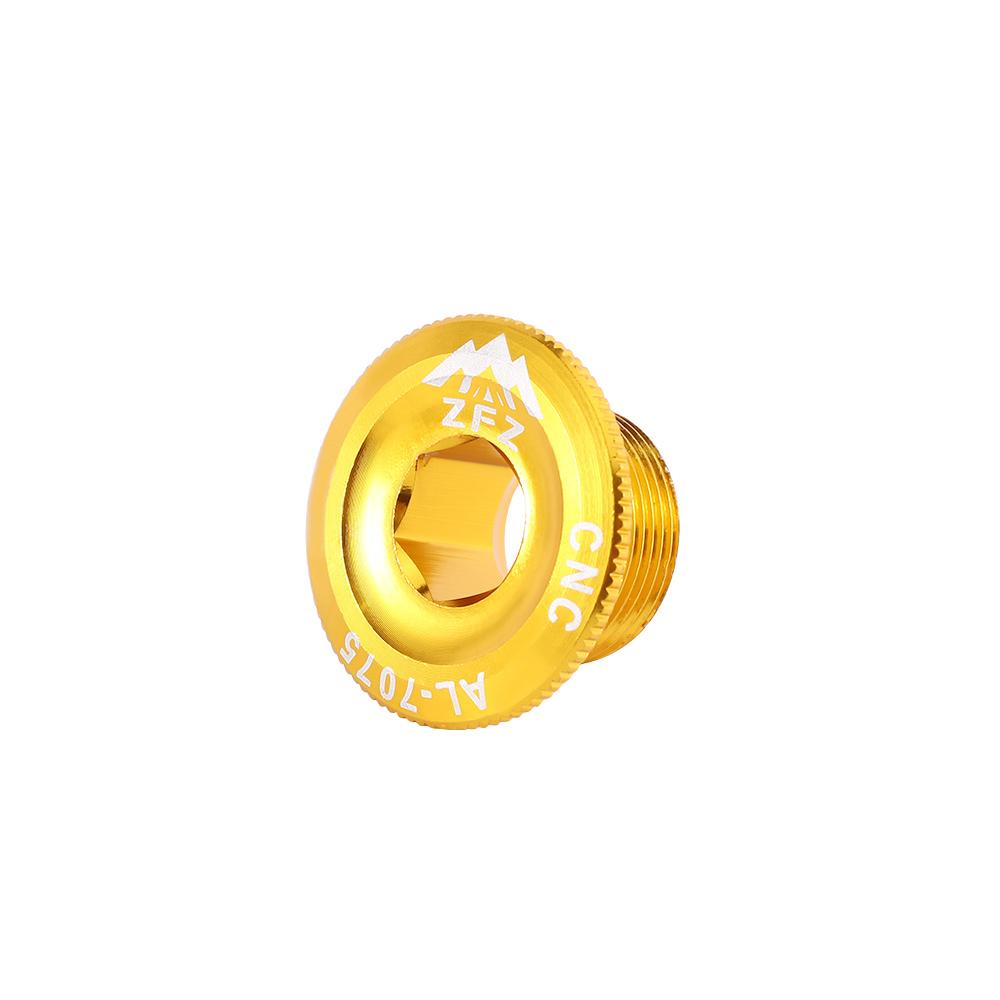 CNC Bicycle Parts Aluminum Alloy Axis Screw Crank Arm Fixing Bolt Crank Cover Crank Bolt Cover Cap Bike Bottom Bracket Bolt