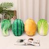 Creative Fruits And Vegetables Cabbage Green Peppers Pillow Blanket Plush Toys Home Sofa Pillow Cushion Muppet Doll