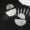 Double-layers Fan Shape Women's Hanging Earrings Uneven Semicircular Pendants Drop Earrings Hyperbole Ear Jewelry 2026 new