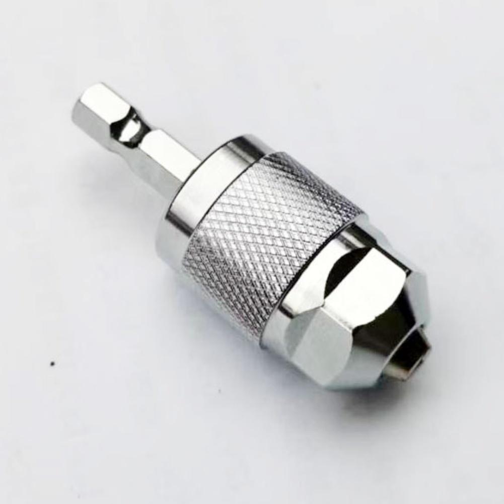 Hex Shank Drill Chuck 1 56 5mm for Mini Electric Grinders with Self Centering Three Jaw Clamp and Quick Change Feature