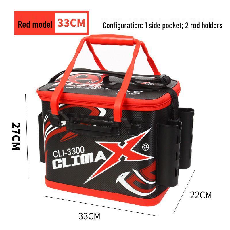 

EVA Ручная рыболовная коробка большой вместимости: Держатель для серфовых приманок, Ведро для живой рыбы и Утолщенный держатель для удилищ