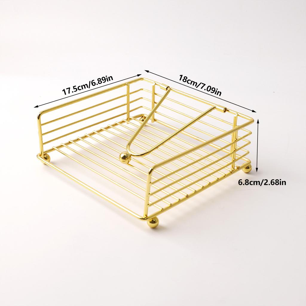 1pc Creative Square Tissue Box Holder |Open-Top Design | Durable Kitchen & Dining Decor Accessory