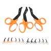 3Pcs Emergency Response Shears Stainless Steel Multifunctional Medical Scissors Bandage Scissors for