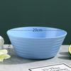Reusable Wheat Straw Bowls Eco Friendly Lightweight Food Grade Plastic Rice Salad Cereal Soup Bowls Dinnerware