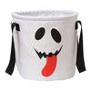 Halloween Candy Basket with LED Light Pumpkin Candy Bags for Thanksgiving Party