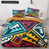 Boho Tribal King Queen Duvet Cover Bohemian Symbol Style Bedding Set Exotic Ethnic Customs Quilt Cover Polyester Comforter Cover