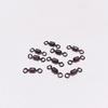 UEDA High-Speed Swivel, Black, 20pcs: Smooth, No-Stick Design