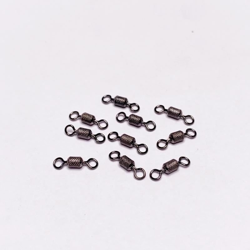 UEDA High-Speed Swivel, Black, 20pcs: Smooth, No-Stick Design