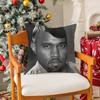 Funny K-Kanye Meme Pillow Case Silky Short Plush With Invisible Zipper Dustproof Sofa Cushion Cover For Home Decor