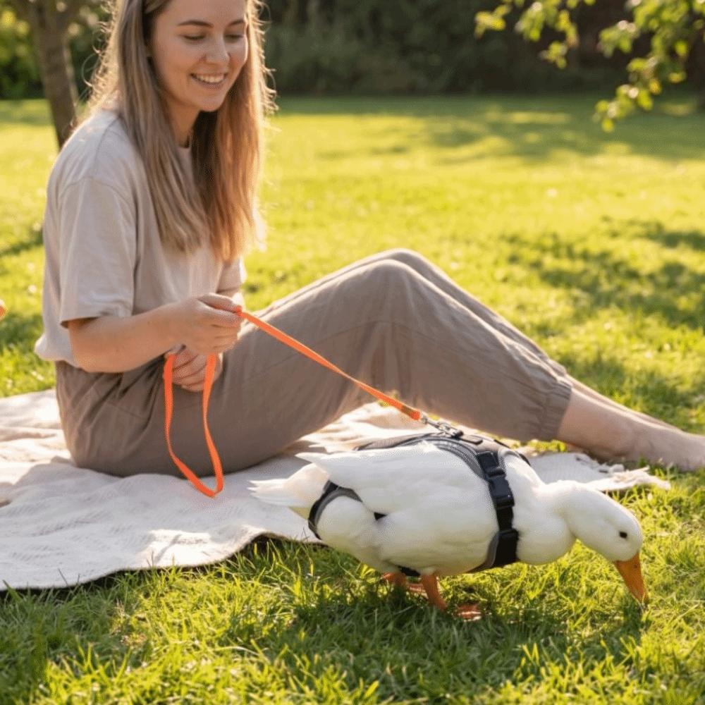 Adjustable Tightness Duck Safety Vest Breathable Chicken Saddle Feather Protection