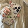 Cartoon Animal Avatar iPhone17Promax Mobile Phone Case, Cute and Suitable for Apple 16promax Space Case.