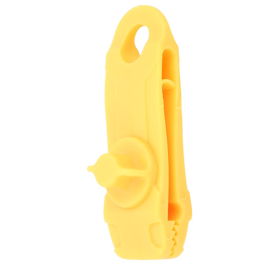 Outdoor Tent Canopy Windproof Clip Fixed Buckle Awning Locking Nylon Clamp Yellow