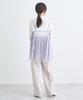Music Casual Tulle Tiered Tunic for Light Gray [Earth & Ecology] Women,
