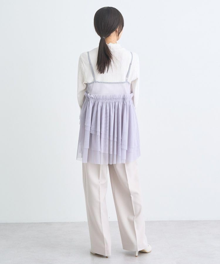 Music Casual Tulle Tiered Tunic for Light Gray [Earth & Ecology] Women,